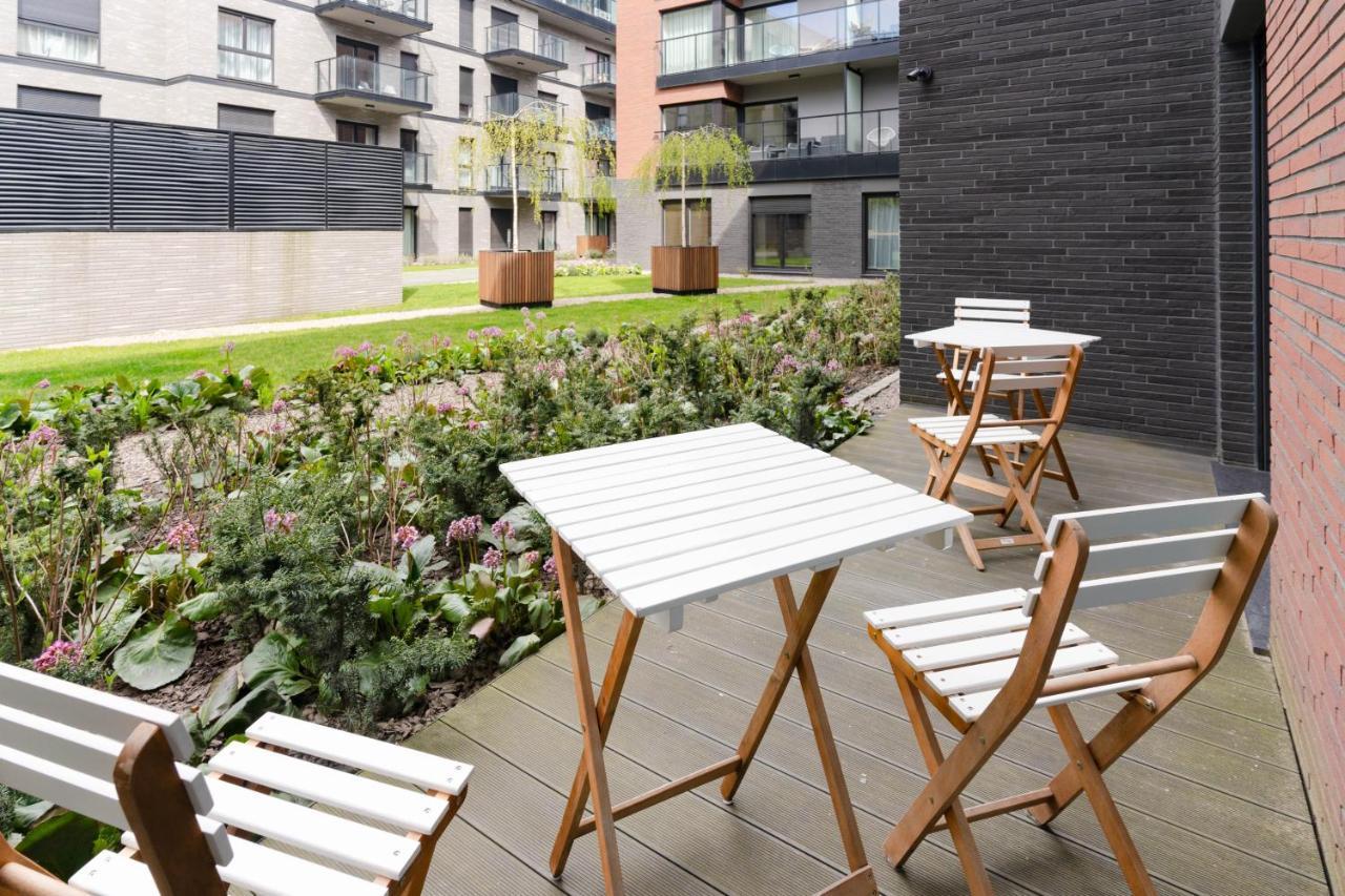 Ina Rent - Motlawa Sienna Grobla Apartment กดัญสก์ ภายนอก รูปภาพ